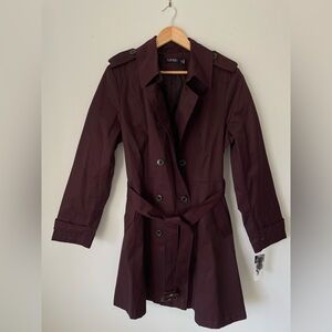 Lauren Ralph Lauren Burgundy Trench Coat